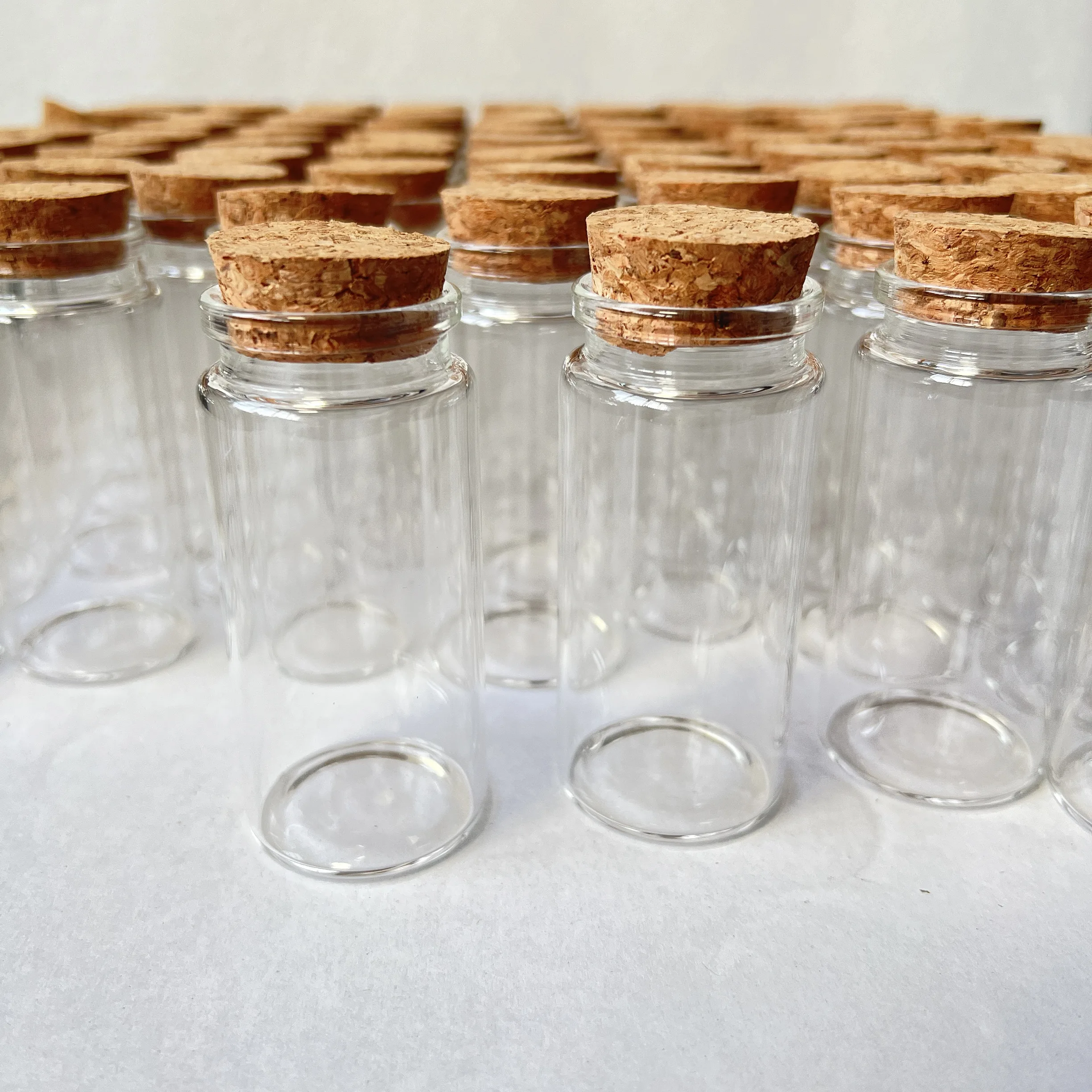 12 Pcs 60ml Candy Glass Bottle Cork 26x37x80mm Tiny Glass Jars Empty Mini Containers DIY Herb Storage Seeds Jars Room Decor - Image 6